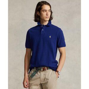 POLO RALPH LAUREN Men's Classic Fit Polo Shirt Size M In Fall Royal